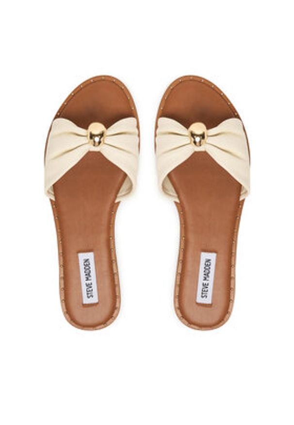 Steve Madden Klapki 11005571 Biały. Kolor: biały. Materiał: skóra