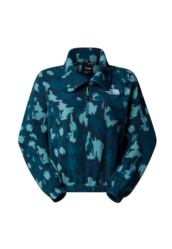 Kurtka damska The North Face Mountain Athletics 0A8E30DQD1 - blue. Typ kołnierza: bez kaptura. Materiał: tkanina, polar, poliester. Długość: długie. Styl: klasyczny
