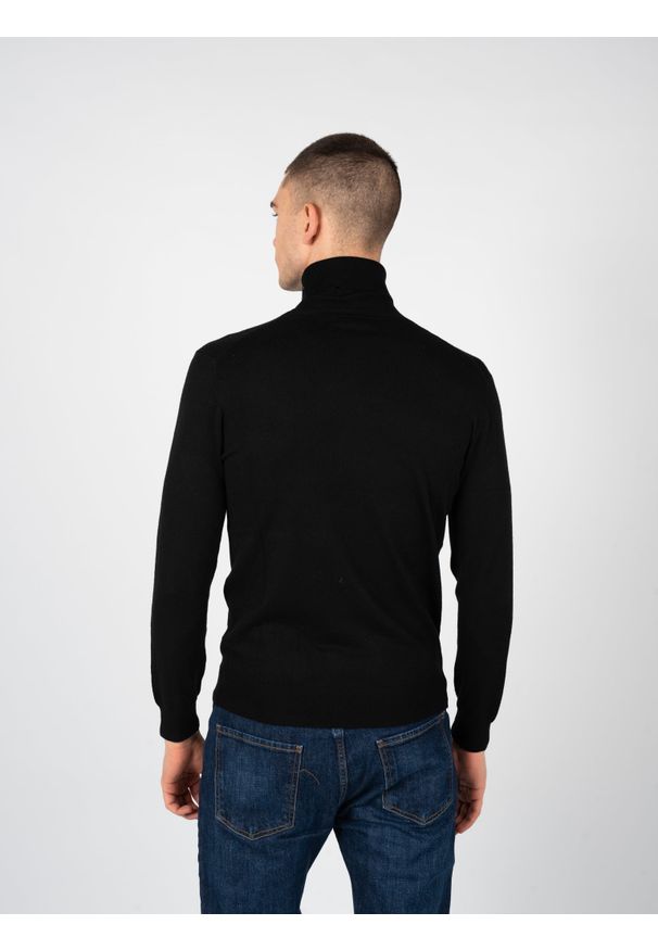 Xagon Man Sweter "Turtleneck" | A22081&ELV18 | Mężczyzna | Czarny. Okazja: na co dzień. Typ kołnierza: golf. Kolor: czarny. Materiał: wełna, akryl, poliester, nylon. Styl: casual