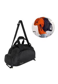 Torba fitness sportowa Wozinsky 40x20x25 cm. Kolor: czarny. Sport: fitness