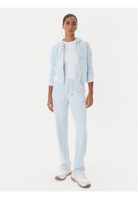 Juicy Couture Bluza Madison JCWAS225306 Błękitny Slim Fit. Kolor: niebieski. Materiał: syntetyk #4