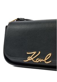 Karl Lagerfeld - KARL LAGERFELD Torebka A1W30039 Czarny. Kolor: czarny. Materiał: skórzane