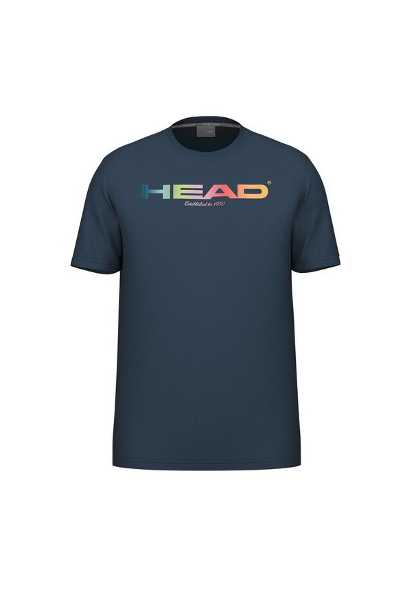 Koszulka Head Rainbow. Kolor: niebieski. Wzór: nadruk. Sport: tenis