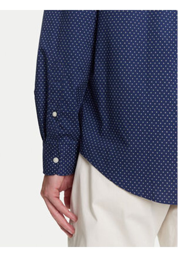 TOMMY HILFIGER - Tommy Hilfiger Koszula MW0MW39437 Granatowy Regular Fit. Kolor: niebieski. Materiał: bawełna