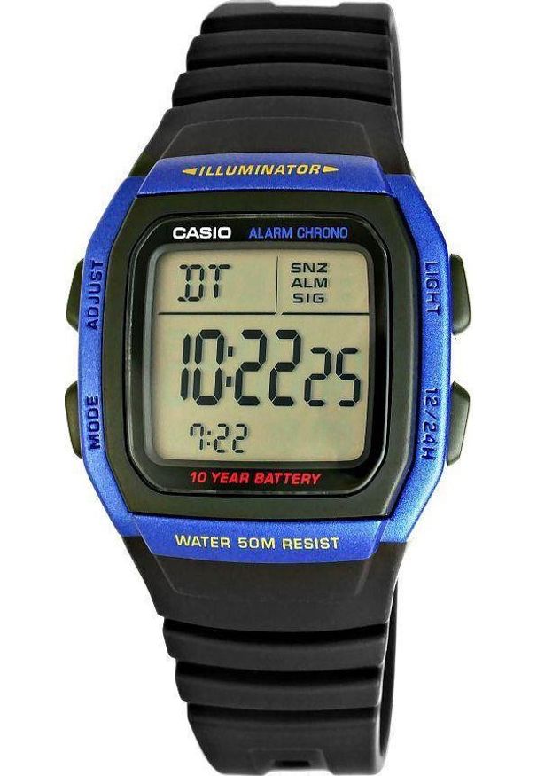 Zegarek Casio Zegarek Męski CASIO W-96H-2AVDF Unisex