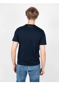 Plein Sport T-shirt | TIPS109 | Mężczyzna | Granatowy. Okazja: na co dzień. Kolor: niebieski. Materiał: bawełna. Wzór: aplikacja. Styl: sportowy #3