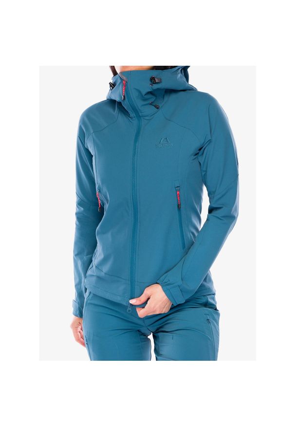MOUNTAIN EQUIPMENT - Kurtka skiturowa damska Mountain Equipment Frontier Hooded Jacket. Kolor: zielony. Materiał: softshell. Sport: turystyka piesza