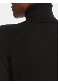 BOSS Golf Frizani 50548298 Czarny Slim Fit. Typ kołnierza: golf. Kolor: czarny. Materiał: wełna #4