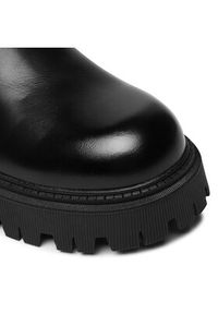 DeeZee Botki H18981-2 Czarny. Kolor: czarny. Materiał: skóra #6
