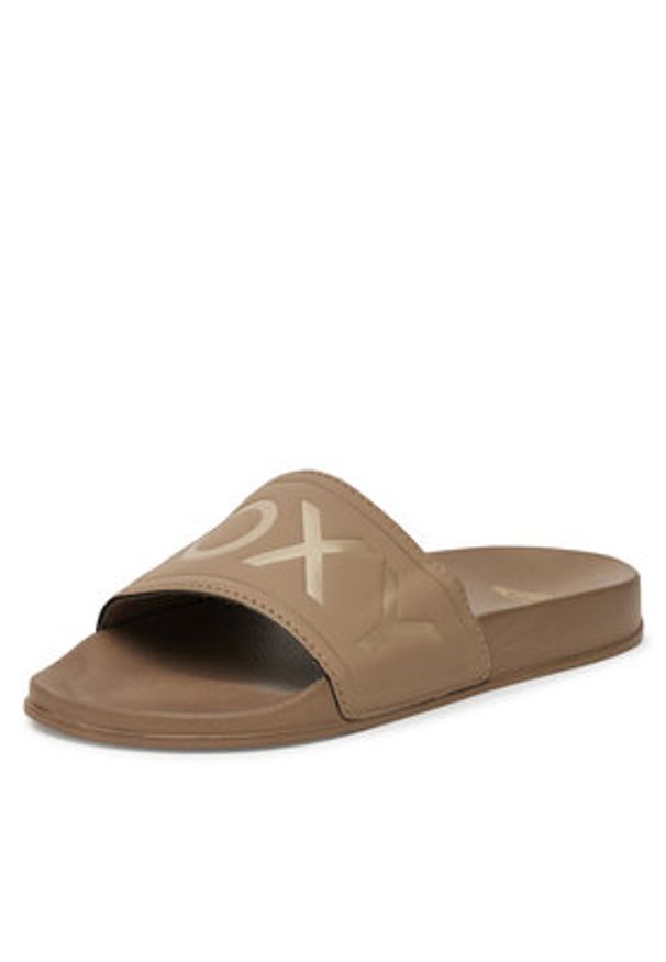 Roxy Klapki 865961 Beżowy. Kolor: beżowy. Materiał: syntetyk