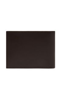 Calvin Klein Portfel męski Ck Premium Trifold 10Cc W/Coin K50K512849 Brązowy. Kolor: brązowy. Materiał: skóra