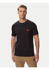 Hugo - HUGO T-Shirt Diflow 50574447 Czarny Regular Fit. Kolor: czarny. Materiał: bawełna #1