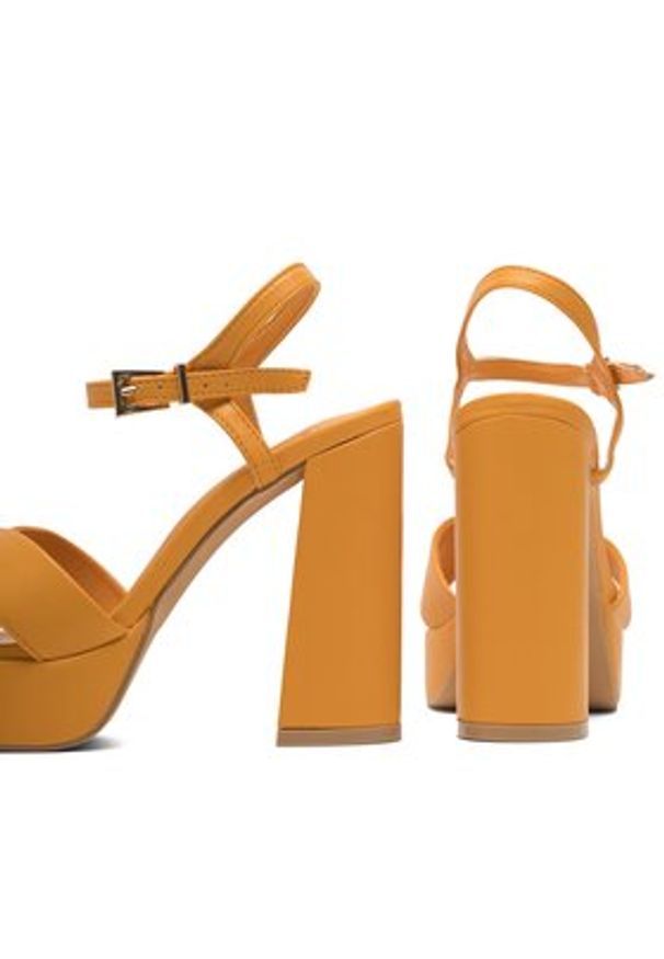 Jenny Fairy Sandały WSS20925-03 Pomarańczowy. Kolor: pomarańczowy. Materiał: syntetyk, skóra