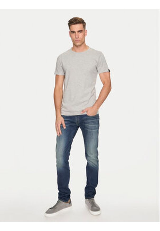 Replay T-Shirt M3590A.000.2660 Szary Regular Fit. Kolor: szary. Materiał: bawełna