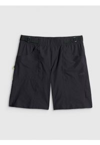 4f - 4F Spodenki rowerowe męskie - czarne XXL. Kolor: czarny. Materiał: dzianina, włókno, materiał. Sport: fitness #1