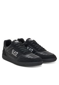 EA7 Emporio Armani Sneakersy 7X000406 AF19827 MC357 Czarny. Kolor: czarny. Materiał: skóra