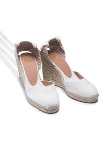 Castañer Espadryle Carina/8/001 020962-200 Biały. Kolor: biały. Materiał: materiał