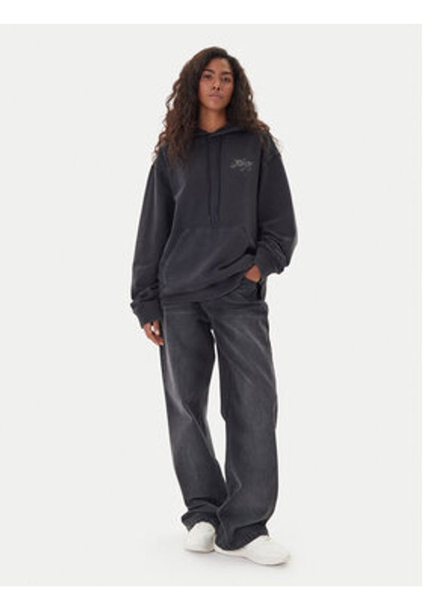 Hugo - HUGO Bluza Dejandra 50547955 Szary Oversize. Kolor: szary. Materiał: bawełna