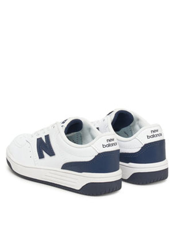 New Balance Sneakersy PSB80WB Biały. Kolor: biały. Materiał: skóra