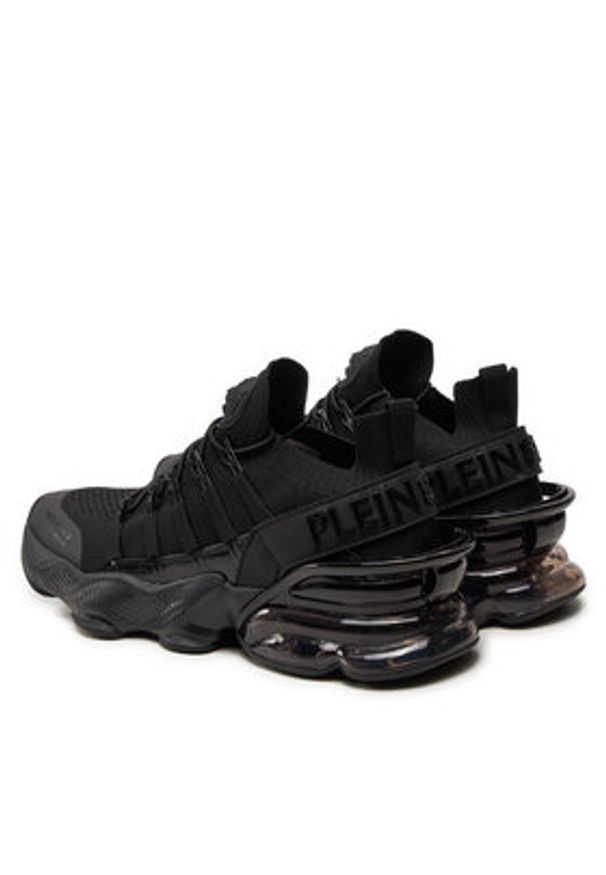 Plein Sport Sneakersy SADS USC0518 STE003N Czarny. Kolor: czarny. Materiał: materiał