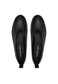 Calvin Klein Jeans Baleriny Ballerina Leather YW0YW01803 Czarny. Kolor: czarny. Materiał: skóra #4