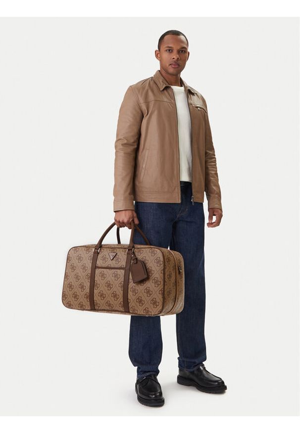 Guess Torba weekendowa TWOB86 88930 Brązowy. Kolor: brązowy. Materiał: skóra