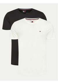 Tommy Jeans Komplet 2 t-shirtów DM0DM15381 Kolorowy Slim Fit. Materiał: bawełna. Wzór: kolorowy #1