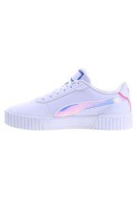 Buty Puma Carina 2.0 Deep Dive Jr 396545 01. Kolor: biały. Materiał: materiał, syntetyk. Szerokość cholewki: normalna. Sport: turystyka piesza