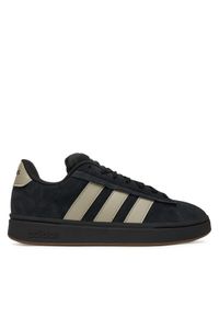 Adidas - adidas Sneakersy Grand Court Alpha JS3807 Czarny. Kolor: czarny. Materiał: zamsz, skóra