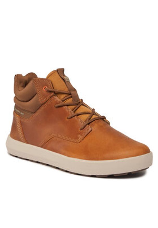 CATerpillar Sneakersy Proxy Hi P110723 Brązowy. Kolor: brązowy. Materiał: skóra