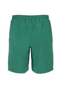 Spodnie sportowe męskie Fila Short Santana. Kolor: zielony. Materiał: syntetyk, materiał. Długość: krótkie