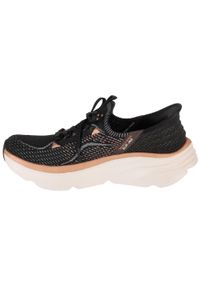 skechers - Buty sportowe Sneakersy damskie, Slip-Ins: D'lux Vapor - Evening Glow. Kolor: czarny. Sport: turystyka piesza