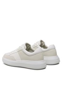 Calvin Klein Sneakersy Low Top Lace Up HM0HM01047 Biały. Kolor: biały. Materiał: skóra