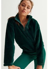 Undiz Sweter damski kolor zielony. Kolor: zielony. Długość: krótkie #1