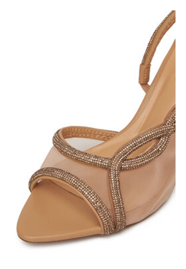 Jenny - JENNY Sandały R25SS00508 Beżowy. Kolor: beżowy. Materiał: syntetyk