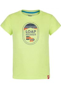 Lowa - Dziecięce T-shirt Loap Bamsy 116 - Miękka bawełna i unikalny nadruk. Kolor: wielokolorowy. Materiał: bawełna. Wzór: nadruk