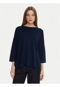 Kontatto Sweter 3M0801C Granatowy Regular Fit. Kolor: niebieski. Materiał: syntetyk #1