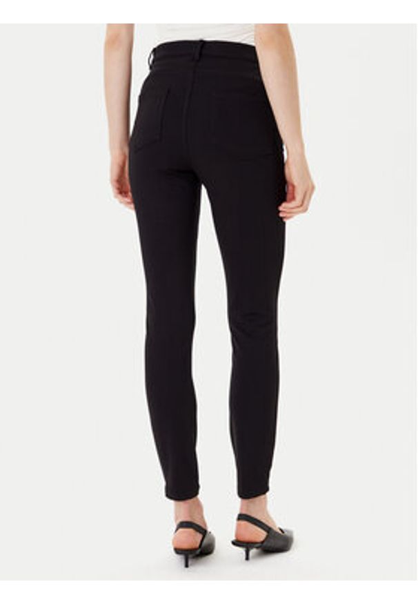 Liu Jo Spodnie materiałowe TF5129 JS182 Czarny Slim Fit. Kolor: czarny. Materiał: wiskoza
