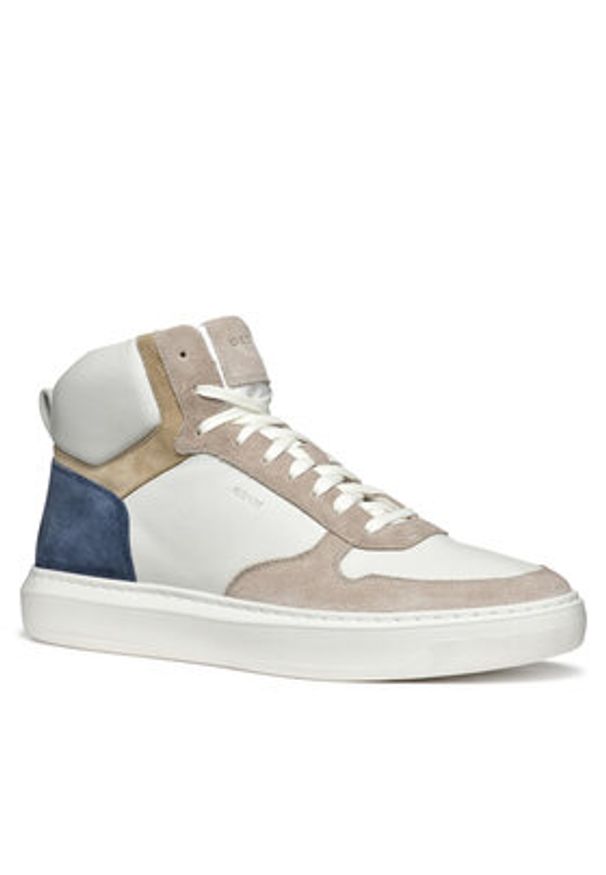 Geox Sneakersy U Deiven U555WC 04722 C1352 Biały. Kolor: biały. Materiał: zamsz, skóra