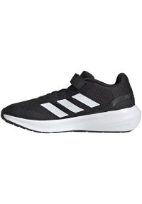 Adidas - Buty adidas Runfalcon 3.0 Sport Running Elastic Lace Top Strap Jr HP5867 czarne. Okazja: na co dzień. Zapięcie: rzepy. Kolor: czarny. Materiał: guma, syntetyk, materiał. Szerokość cholewki: normalna. Model: Adidas Cloudfoam. Sport: bieganie