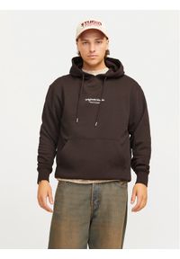 Jack & Jones Bluza Vesterbro 12241687 Brązowy Relaxed Fit. Kolor: brązowy. Materiał: syntetyk, bawełna