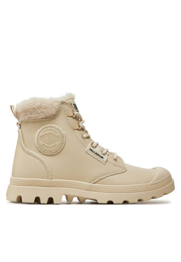 Palladium Trapery Pampa Hi Snow Warm 94380-175-M Biały. Kolor: biały. Materiał: skóra