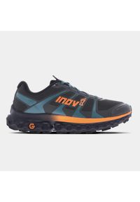Buty do biegania męskie, Inov-8 Trailfly Ultra G 300 Max. Kolor: zielony, wielokolorowy, pomarańczowy. Materiał: materiał, tkanina, syntetyk, guma