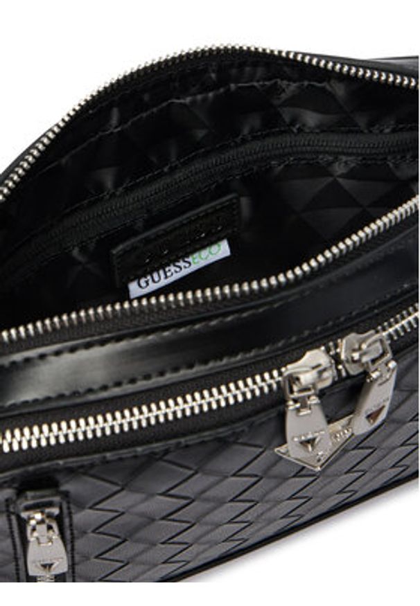 Guess Saszetka HMTOWO P6339 Czarny. Kolor: czarny. Materiał: skóra