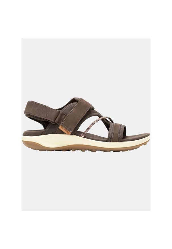 Sandały damskie Merrell Terran 4 Backstrap. Kolor: brązowy. Materiał: materiał. Sezon: lato