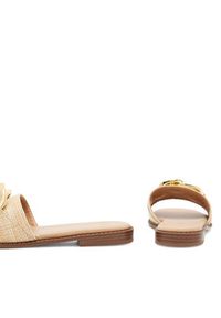 DeeZee Klapki LS6115-01 Beżowy. Kolor: beżowy. Materiał: skóra #7