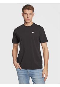 Guess T-Shirt Buster Z3GI06 J1314 Czarny Slim Fit. Kolor: czarny. Materiał: bawełna