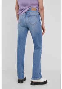 Vero Moda jeansy damskie high waist. Stan: podwyższony. Kolor: niebieski #2