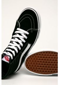 Vans – Trampki SK8-Hi. Nosek buta: okrągły. Kolor: czarny. Materiał: guma #6