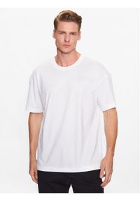 Hugo T-Shirt 50478916 Biały Relaxed Fit. Kolor: biały. Materiał: bawełna